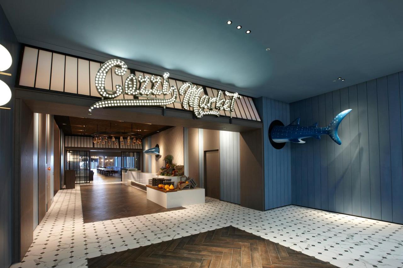 Hotel Cozzi Blu Čung-li Exteriér fotografie Entrance to the restaurant